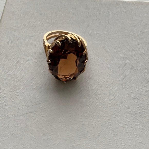 Jewelry - 18kt gf Amber Rings